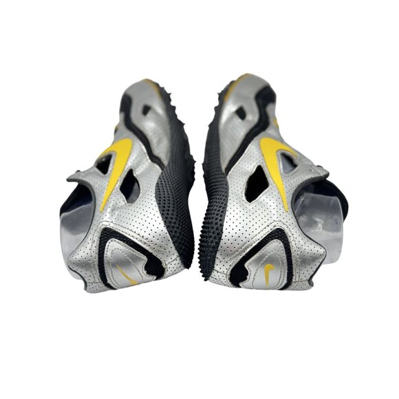 Nike Livestrong Mens Shoes Size 12 Silver Yellow Black Track Field Sprint Spikes - Picture 8 of 16